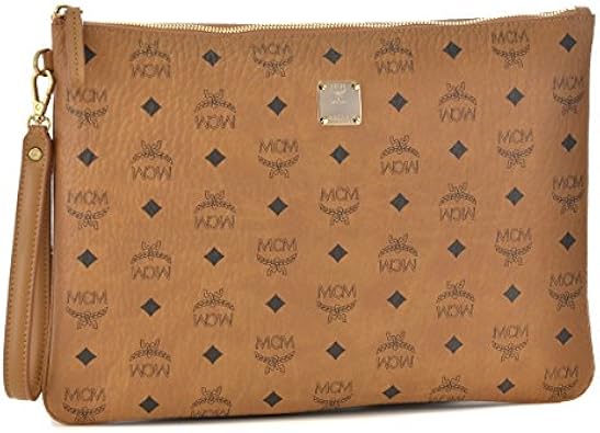 Amazon Mcm エムシーエム バッグ メンズ Stark クラッチバッグ ライトブラウン Mxz6sve17 0002 Co001 並行輸入品 Mcm エムシーエム クラッチ セカンドバッグ