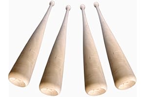 HOME RUN BAT COMPANY 4-Pack Game Ready Wooden Blem Baseball Bats