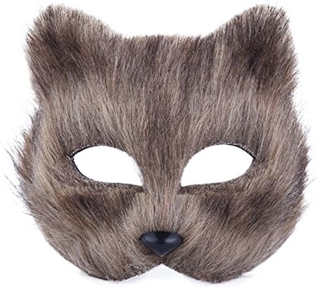 Cuidress Duidress Full Face Halloween Cute Animal Mask Head Feather Theater Prop Party Mask Christamas