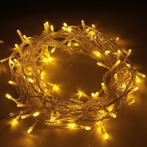 1PCS 50 LED String Lights Battery Operated for Bedroom Wedding Garden Christmass Festival Decor (Warm White)