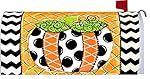 " PATTERNED PUMPKIN " - Magnetic Mailbox Makeover Cover - Fall Theme