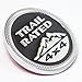 Btopars Black And Chrome Trail Rated 4x4 Metal Emblem Badge Sticker for Jeep Wrangler Cherokee Liberty …