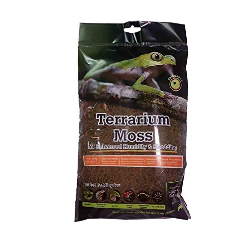 Galapagos (05241) Sheet Moss for Reptile & Amphibian Terrariums, 150 cu. in.