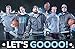 Trends International Dude Perfect-Let's Go Wall Poster, 22.375