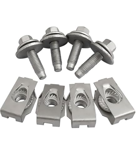 Amazon.com: Crmopix 4034A Front Skid Plate Filter Nuts & Bolts