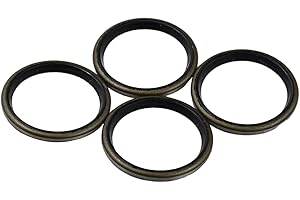 Molloparts 4Pcs Tilt Pivot Pin Seals 225855 A-225855 Compatible with Bobcat Skid Steer Loader 444M 500 553 600 610 611 630 63