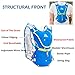 TRIWONDER Hydration Pack Backpack Professional 8L Outdoors Mochilas Trail Marathoner Running Race Cycling Hydration Vest (Blue - with 2 Soft Water Bottles (350ml))