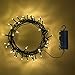 Lights4fun 2 x Set Deal of Outdoor Battery Operated Fairy Lights 50 Warm White LEDs with Timer
