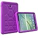Galaxy Tab A 8.0 (2015) Case - Poetic TurtleSkin Series[Corner Protection][Tactile side Grip][Sound-Amplification][Bottom Air Vents] Protective Silicone Case for Samsung Galaxy Tab A 8.0 (2015) Purple