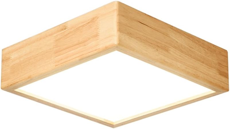SXY Lámpara de Techo de Madera Maciza nórdica, lámpara de Techo