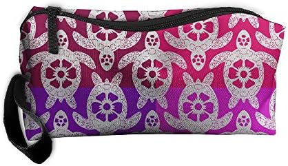Tribal Sea Turtle Travel Cosmetic Zipper Bags Makeup Clutch Pouch Toiletries Organizer Bag