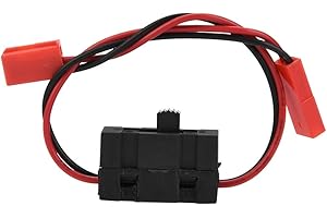 Tbest RC Car RX Receiver Switch, Electric RC Car RX Receiver Switch On/Off with JST Connector for 1/10 1/8 Truck
