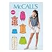McCall Pattern Company M6951 Girls'/Girls' Plus Tops, Skirt, Shorts and Pants, Size GRL 