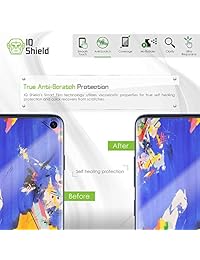 Protector de pantalla para Samsung Phone 2019 (2 unidades), IQ Shield LiQuidSkin con cobertura completa y protector de pantalla para Samsung Phone 2019 HD con película transparente antiburbujas