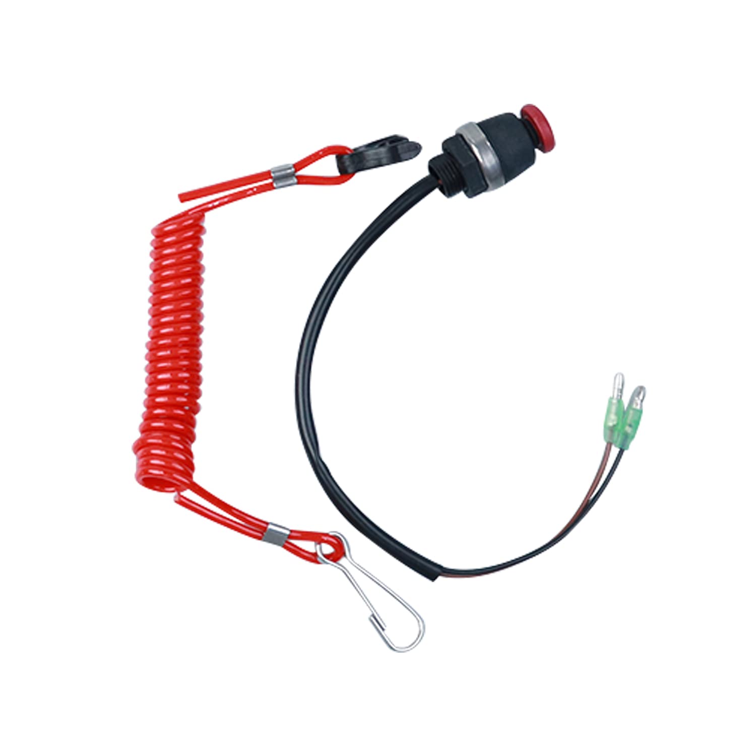 Photo 1 of Marine Kill Switch Safety Stop Switch Lanyard Replacement for Marine Tohatsu Outboard Engine Motor Urgent Stop Switch - Boat Kill Switch