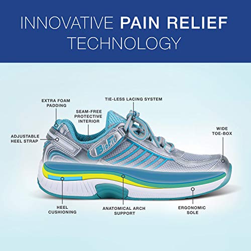 Orthofeet Proven Plantar Fasciitis and Foot Relief. Extended Widths. Bunions Orthopedic Walking