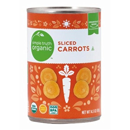 Simple Truth Organic Sliced Carrots 14 oz (Pack of 6)