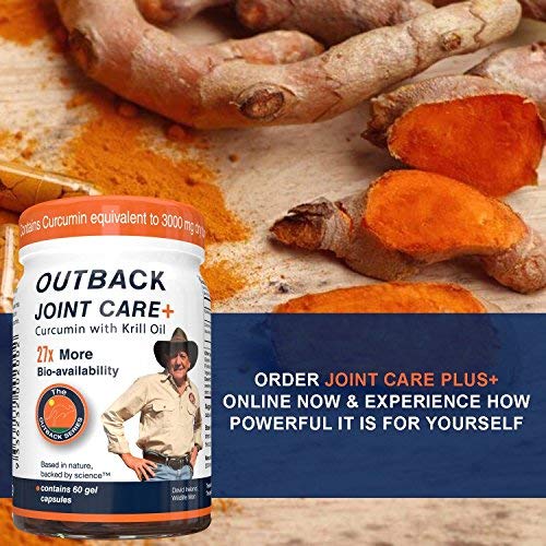 Outback Joint Care+ Supplement Bioavailable Curcumin with Krill Oil