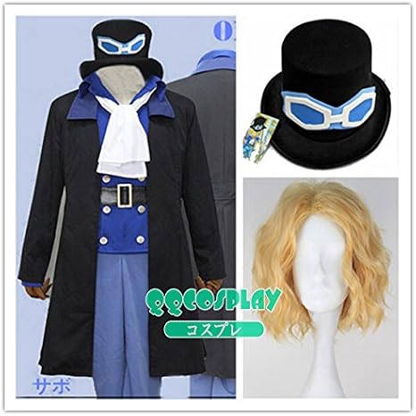 Amazon コスプレ衣装 ウィッグ One Piece ワンピース サボ 革命軍参謀総長 Cosplay コスプレ 仮装 通販
