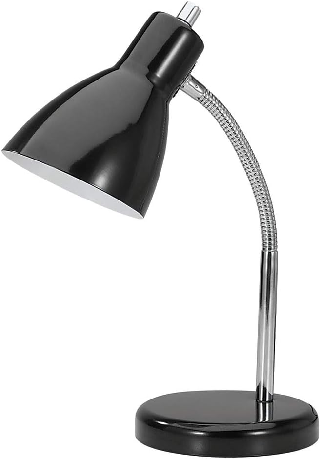 Realspace Gooseneck Desk Lamp, 15″, Black NEAT Lighting