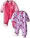 Gerber Baby-Girls Newborn 2 Pack Blanket Sleepers, Elephant, 24 Months
