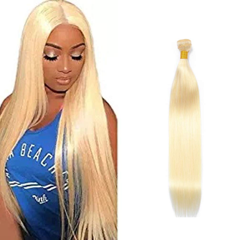 18 613 Straight Nafun Hair 613 Bleach Blonde Straight Hair 1