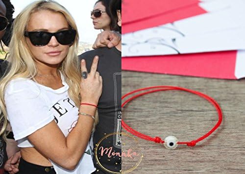 Evil Eye Bracelet. Red String Bracelet. Lucky Eye. Mati Nazar Protection Charm Couples Bracelet Good Luck Amulet Talisman. Trendy Minimalist