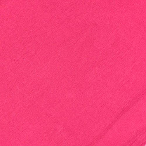 Wrapables Silk Blend Long Scarf, Bright Pink
