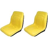 Two (2) New John Deere Yellow Gator Seats 18" 4x4 4x2 4x6 Turf Utility Seat YLW