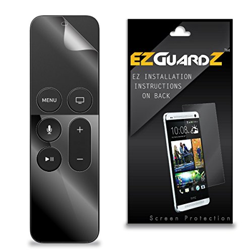(4-Pack) EZGuardZ Screen Protector for Apple TV Remote (Ultra Clear)