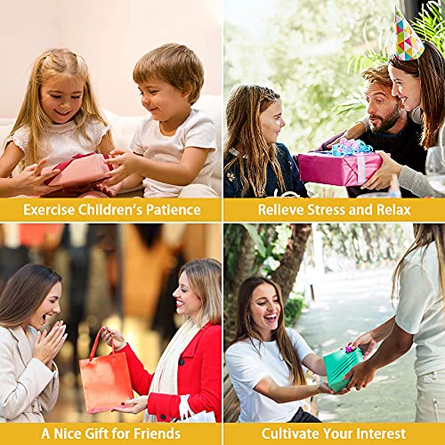 Christmas Diamond Painting Kits for Adults Kids - Full Drill DIY Round Diamond Art Number Kits with Accessories, Cross Stitch Crystal Rhinestone Embroidery Diamond Art Kits, Perfect for Halloween