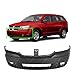MBI AUTO - Primered, Front Bumper Cover Replacement for 2009-2018 Dodge Journey 09-16, CH1000943