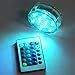 Semlos Submersible Swimming Pool LED Lights, Battery Powered Waterproof Submersible LED Lights with IR Remotes for Fountain Pool Hot Tub Wedding Pond Decoration Centerpieces Vase Party, Pack of 4