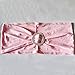 Gold Fortune 50PCS Adjustable Wedding Chair Sashes with Buckle Slider - Stretch Spandex Elastic Bands for Reception, Bridal Shower Decor - Light Pink Chair Bows (50 Count)