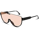 GUVIVI Oversized Aviator Sunglasses for Women Men, 2025 70s Aviators Retro Sun Glasses