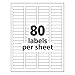 Avery Mailing Address Labels, Laser Printers, 9,200 Labels, 1/2 x 1-3/4, Permanent Adhesive (5167)