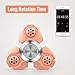 Dacra For UFO Tri-Spinner Rose Gold Fidget Focus ADHD EDC Time Killer Toy With Beautiful Look and Great for Anxiety Relief & Deep Thought, Stable Bearing and Smaller Friction