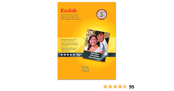 kodak ultra premium photo paper 4x6