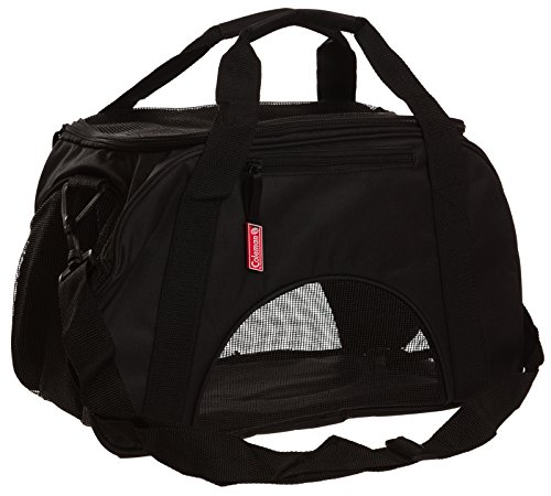 Coleman Adjustable Shoulder Strap Pet Carrier - Black