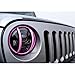 ICARS Hot PINK Headlights Guards Covers For 2007-2017 Jeep Wrangler JK