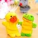CARESHINE 10PCS Animals Finger Puppet Toy Plush Toys Kids Toy Elephant, Rabbit, Duck, Cow, Dog, Panda, Bear, Mouse, Frog, Hippos