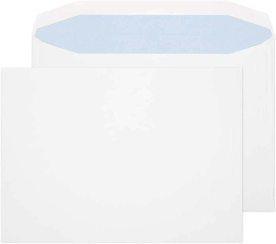 Blake Purely Everyday C4+ 240 x 330 mm 100 gsm Gummed Mailer Envelopes (9709) White - Pack of 250