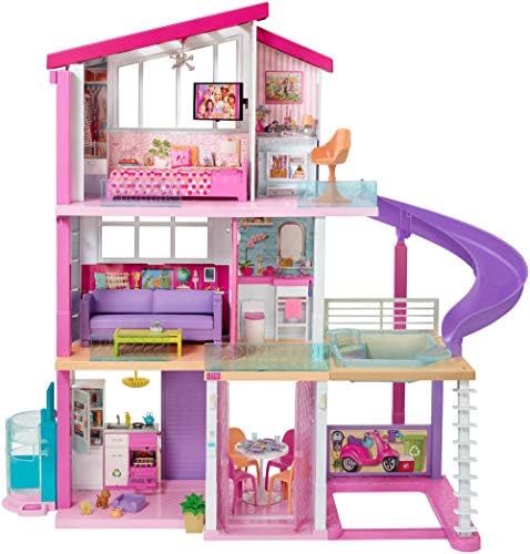 barbie dreamhouse with slide and pool