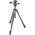 Manfrotto 290 Xtra 3-Section Aluminum Tripod with 804 3-Way Pan and Tilt Head