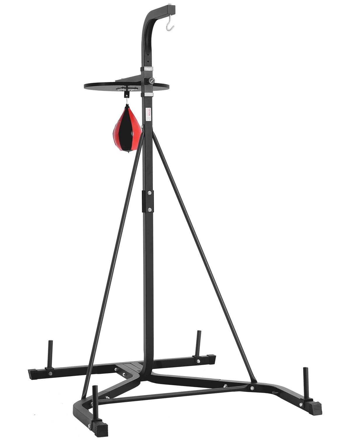 Photo 1 of VEVOR 2 in 1 Punching Bag Stand, Steel Heavy Duty Workout Equipment, Adjustable Height Boxing Punching Bag and Speed Bag Stand, Freestanding Sandbag Rack, Holds Up to 140 lbs, for Home Gym Fitness