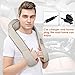 Amzdeal Neck Massager Back Massager Shiatsu Shoulder Massager with 2 Intensities Heat Timer Function for Waist Legs Use at Home Car Office