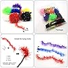 SAMS-Fly-Tying-Materials-Ice-Chenille-Tinsel-Crystal-Flash-Chenilles-Line-10-Colors-Assortment-Medium-Size