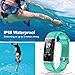 Letsfit Fitness Tracker Color Screen, IP68 Waterproof Heart Rate Monitor Activity Tracker, Pedometer Watch Sleep Monitor Step Counter for Kids Women Men, Smart Phones