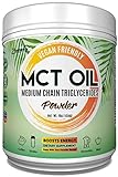 Premium MCT Oil Powder | Vegan Friendly & Keto Friendly Fat, GMO-Free, Clean Energy, Easy to Digest | Promotes Weight Loss & Heart Health, Boosts Metabolism, Improves Mood, Best Value-16oz
