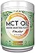 Premium MCT Oil Powder | Vegan Friendly & Keto Friendly Fat, GMO-Free, Clean Energy, Easy to Digest | Promotes Weight Loss & Heart Health, Boosts Metabolism, Improves Mood, Best Value-16oz